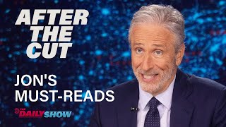 Jon Stewart Answers What Book Should Everyone Read  After The Cut  The Daily Show [upl. by Dorita835]