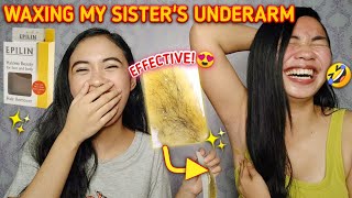 How to use EPILIN HAIR REMOVER WAX  Review EFFECTIVE PERO MASAKIT🤣  Camille Velasco [upl. by Nilesoy]