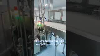 VialGlassBottleRotaryUltrasonicWashingMachineAmpoulesGlassBottleRotaryUltrasonicWasher [upl. by Dowell]