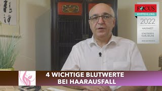 4 wichtige Blutwerte bei Haarausfall  Was kann ich tun wenn meine Haare ausfallen [upl. by Laurene884]