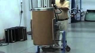 LiftOFlex Fiber SqueezeOTurn Drum Handling Demonstration [upl. by Darlleen]