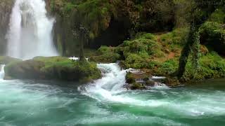 Beautiful Relaxing Music  Nature waterfall Sounds  Deep Relaxing video [upl. by Nelaf]