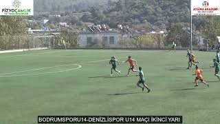 BODRUMSPORU14 DENİZLİSPOR U14 MAÇI İKİNCİ YARI [upl. by Sewell106]