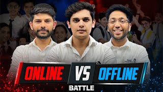 Online vs Offline Battle 🔥  Class 9th and 10th  Next Toppers [upl. by Atinna507]