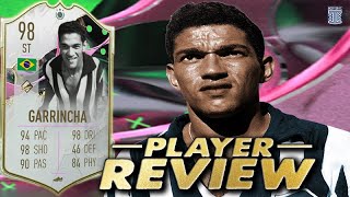 98 SHAPESHIFTERS ICON GARRINCHA PLAYER REVIEW  FIFA 23 Ultimate Team [upl. by Benia]