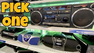 Which Vintage Boom Box would you pick [upl. by Fianna763]