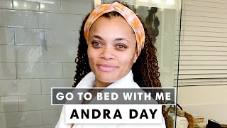 Andra Days 32Step Nighttime Skincare Routine  Go To Bed With Me  Harpers BAZAAR [upl. by Namzaj]