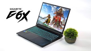 The AllNew G6X Is Gigabytes Affordable Yet FAST Gaming Laptop Hands On [upl. by Linnell]