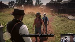 Arthur Morgan Collects Debt from Gwyn Hughes [upl. by Nadeau985]