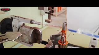 Manufacturing process behind TomCat brushless motor  winding coils [upl. by Trilbie725]