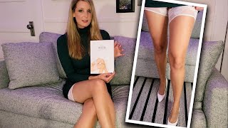 Wolford Nude 8 Lace Hold Up Review [upl. by Youngran]