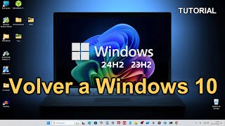 ✨Cómo REGRESAR de WINDOWS 11 a WINDOWS 10 ➡️ Sin Perder tu Licencia y Datos en 2024 [upl. by Rochester68]