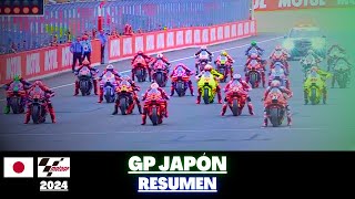 🏁 RESUMEN  GP de JAPÓN  MotoGP 2024 🏁 [upl. by Hiroko593]