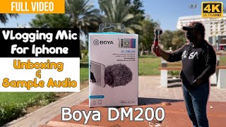 Vlogging Mic For Iphone  Boya BY DM200  Shotgun Mic  Lightning Port Watch Before You Buy [upl. by Woodruff]