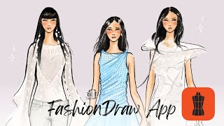 DRAW WITH ME  FashionDraw App  First Impressions [upl. by Randal]