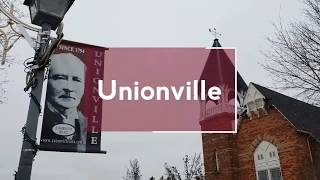 Unionville  Markham  Main St  Toronto  Christmas Decorations 🎅Unionville  Markham 4k video [upl. by Meek]