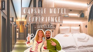 Staying at Capsule Hotel in Hamburg  Kapsül Otelde Kaldık  Cab20 Hotel  52€ Per Night [upl. by Rehctaht]