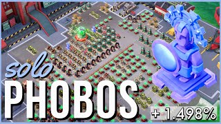 a 32mil PHOBOS solo 👌🏼 BULLIT shock attack  operation FORLORN HOPE  BOOM BEACH gameplaystrategy [upl. by Aniluj]