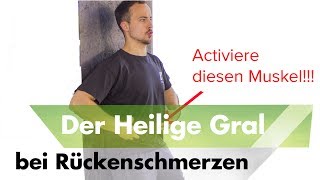 Bauchmuskeltraining  Der Heilige Gral  Hohlkreuz beseitigen Rückenschmerzen wegtrainieren [upl. by Weiner]