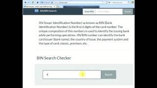 BIN Checker Binbase Search amp Lookup Bincodes in the Binlist Database [upl. by Annoet126]