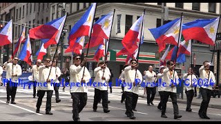 Philippine Independence Day Parade New York City 2024 Part 1 of 2 4k [upl. by Xineohp]