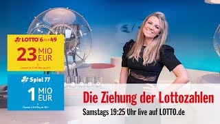 Live  Die Ziehung der Lottozahlen am 29052021 [upl. by Anawek869]