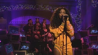 SZA  Love Galore Mic FeedIsolated Vocals Only at Saturday Night Live SNL [upl. by Tannenbaum]