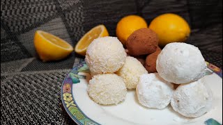 Delicious 4 Ingredient Lemon Balls Recipe [upl. by Nolyad]