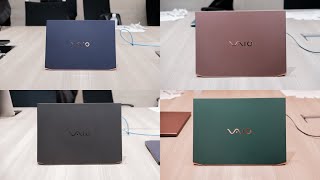 VAIO SX14Rを見てきたのでおすすめのカラーだけ簡単に紹介。Vision 14との組み合わせもめっちゃよい [upl. by Caspar]