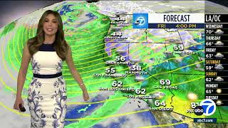 Cold system will bring rain to Southern California Heres when [upl. by Melloney24]