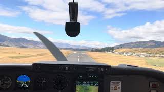 Landing Wanaka airport New Zealand [upl. by Doe]