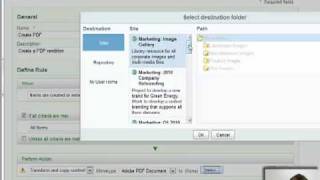 Creating new Alfresco Rules and Actions [upl. by Yazbak395]