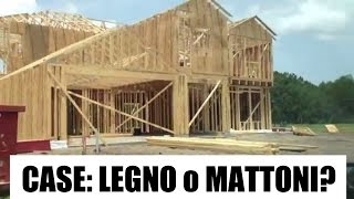 Costruzione CASE AMERICANE DI LEGNO di legno  LEGNO meglio del CEMENTO [upl. by Francie]