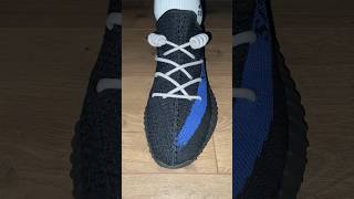 YEEZY 350 DAZZLING BLUE  LACE TUTORIAL [upl. by Benedetta]