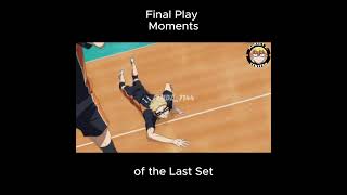 Karasuno vs Nekoma Final Play  Haikyu Movie The Dumpster Battle haikyuu sportanime animesport [upl. by Senzer774]