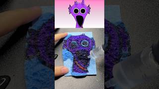 I drew Durple Horror Version from Incredibox Sprunki using Magic Eraser Sponge sprunki incredibox [upl. by Adnav]