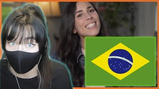 kiki react 10 weird things about Brazilians  Speaking Brazilian Language School 🌗 [upl. by Enitsed]