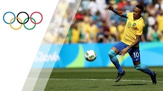 Neymar scores fastest goal in Olympic history  Rio 2016 Olympic Games [upl. by Anoi]