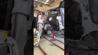 Lets take a look at how to change the rear fender of a FORTUNER repaircar automechanic car diy [upl. by Ynaffik]