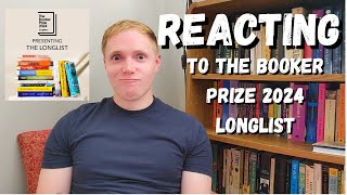 Reacting to the Booker Prize 2024 Longlist [upl. by Felipa]