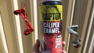 RAPTOR Caliper Paint Better than VHT [upl. by Scuram]