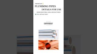 PVC amp CPVC PIPES Fittings Details💡Try it your field work ✅ fittings shorts plumbing pvc home [upl. by Puritan619]