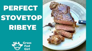 Carnivore Diet 2021 Cooking Ribeye Steak Recipe  Best Seared Ribeye Steak on the Stovetop [upl. by Almond]