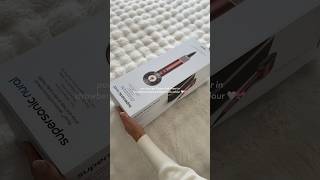 unboxing Dyson hair dryer 🎀🤍🫶🏼 unboxing asmr dyson hair [upl. by Sclater175]