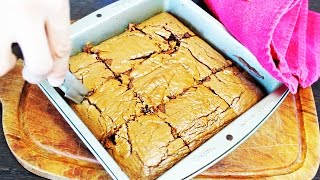 NUTELLA BROWNIES selbst machen  Aus nur 4 Zutaten [upl. by Thoer743]