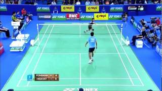 TAUFIK VS POSANA 2010 FRENCE FINAL highlight [upl. by Fransis]