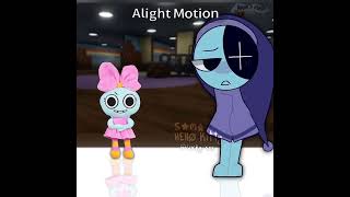 Fake collab with WillowDaCat ⭐ original alightmotion trending poppy dandysworld astro meme [upl. by Natsuj157]