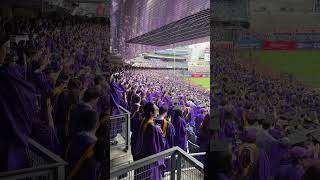 New York University commencement graduation ceremony at Yankee Stadium in New York in May 2024 [upl. by Clarinda]