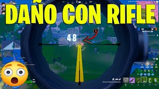 INFLIGE DAÑO A UN JUGADOR CON UN FUSIL DE TIRADOR DESIGNADO A MAS DE 75 METROS MISIONES FORTNITE [upl. by Laurance501]