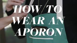 How to tie an Apron with Ellen Bennett of Hedley amp Bennett [upl. by Akyeluz]